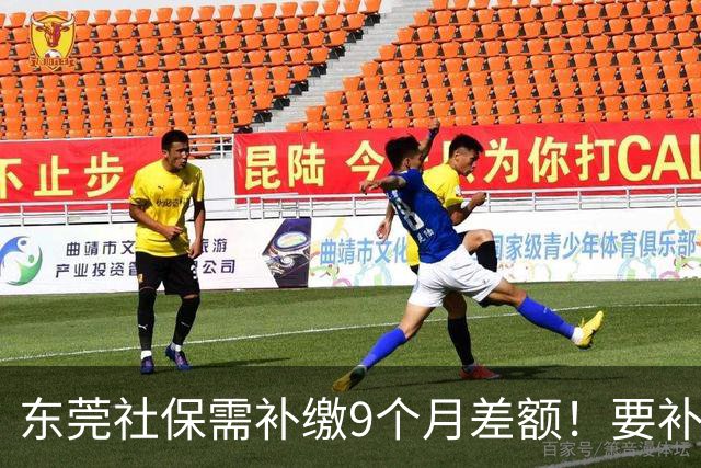东莞社保需补缴9个月差额！要补多少钱？